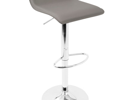 Ale - 3 Piece Bar Set Bistro Square Contemporary Adjustable Oval Footrest