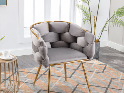 Luxury Modern Simple Leisure Single Sofa Chair Bedroom Lazy Person Household Dresser Stool Manicure Table Back Chair
