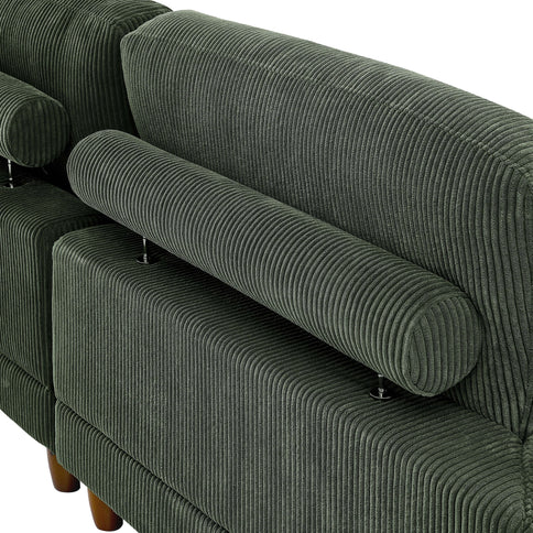 Modern Modular Sectional With Adjustable Back Support