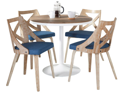 Dakota Charlotte - 5 Piece Dining Set Contemporary