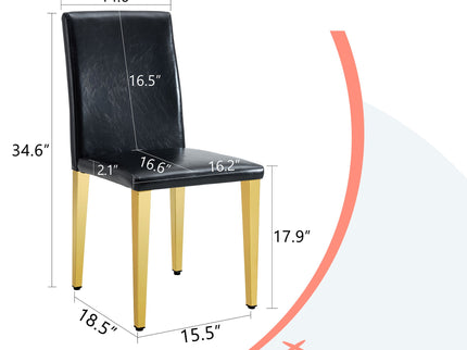 Elegant Upholstered Chairs With Metal Legs