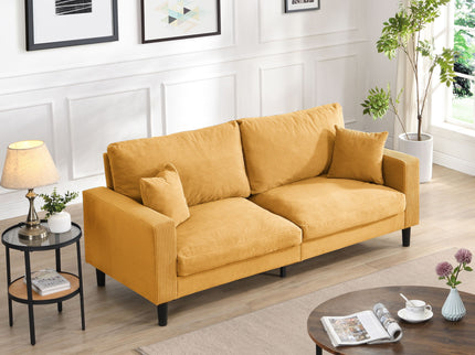 Modern Upholstered Resilience Three Seater Sofa