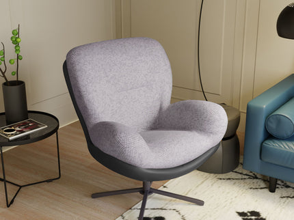 360° Swivel Office Chair, No Wheels