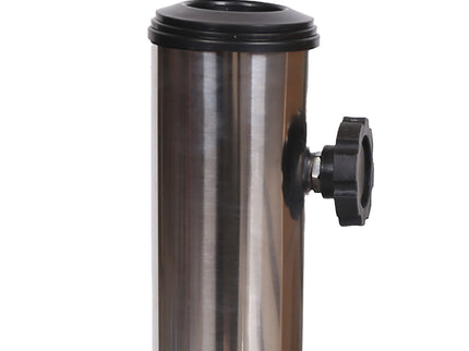 Umbrella Holder Square 55 Lbs Umbrella Base - Natural / Gray