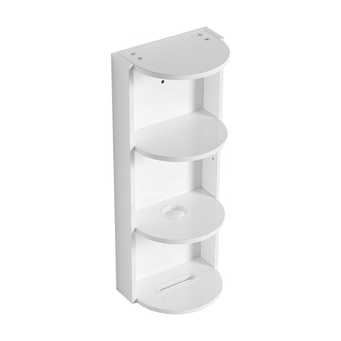 Wall Mounted Bathroom Vanity With Sink And Storage Rack, Soft Close Doors