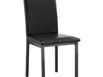 Upholstered Side Chair (Set of 2) - Black