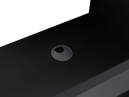 Contemporary Freestanding Bathroom Vanity With Resin Sink & Soft-Close Cabinet Doors