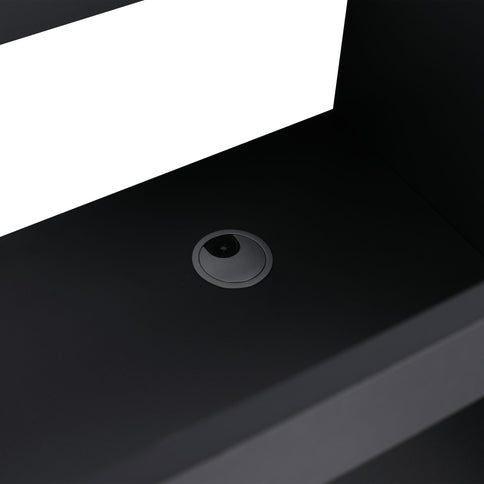 Contemporary Freestanding Bathroom Vanity With Resin Sink & Soft-Close Cabinet Doors