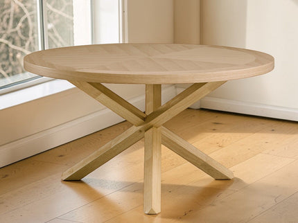 Kasem - Round Dining Table - Oak