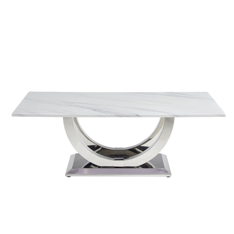 Rectangular Coffee Table With Base