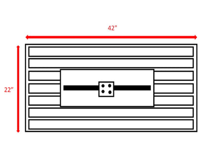 Rectangular Fire Pit With Frame Elegant Design
