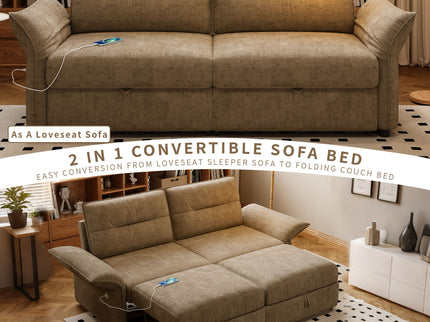 Sofa Bed With Convertible Design, Living Room Furniture