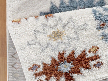 Loft Shag - 7'10" X 9'10" Shaggy Area Rug - Ivory