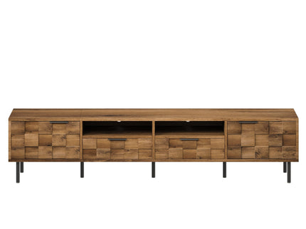 TV Stand With 2 Drawers, Media Console Table, Storage Cabinet With Cable Management