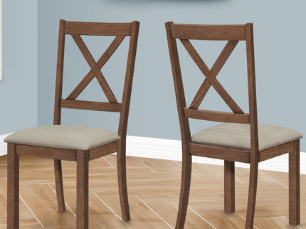 Dining Chair Side, Upholstered For Dining Room, Transitional (Set of 2)