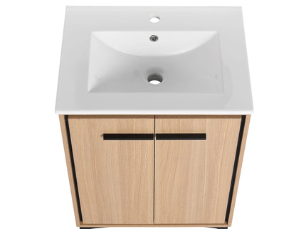 Modern Bathroom Vanity Base With Basin And Storage Cabinet