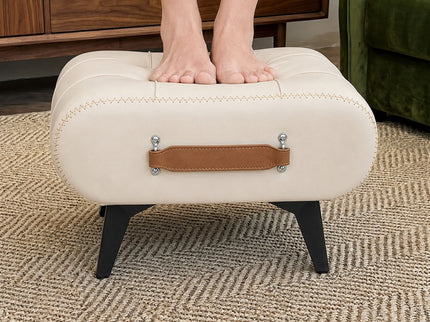 Minimalist Footstool With Hidden Storage