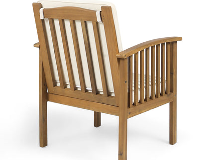 Casa - Acacia Club Chair Coastal Classic Outdoor Seating, Waterproof Fabric