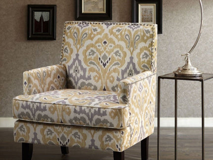 Colton - Track Arm Club Chair With Nailhead Trim
