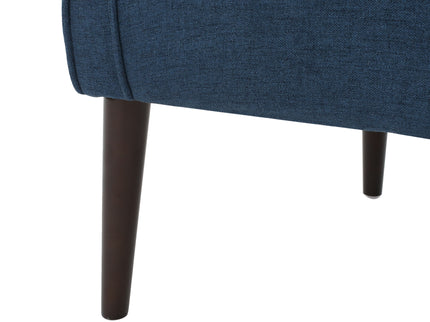 Contemporary Upholstered Club Chair With Button Tufting
