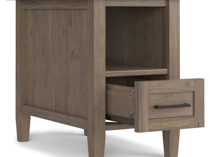 Ela - Narrow End Table - Brown