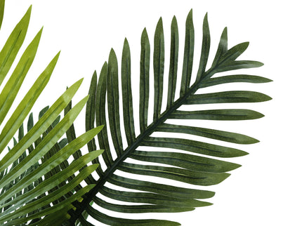 24" Tall, Artificial Plant, Palm, Indoor, Faux, Fake, Table, Floor, Greenery, Potted, Real Touch, Decorative - Green / Beige