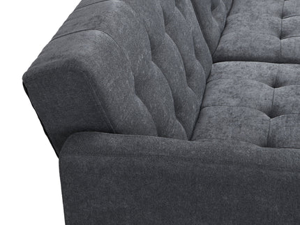 Futon Sofa Bed Convertible Folding Lounge Couch, Armrests