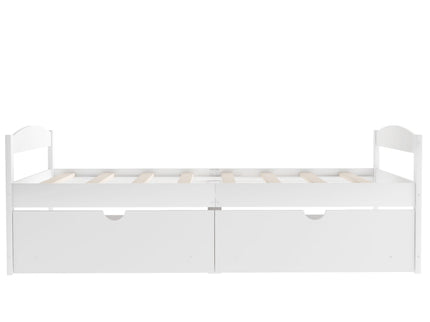 Platform Bed With 2 Drawers