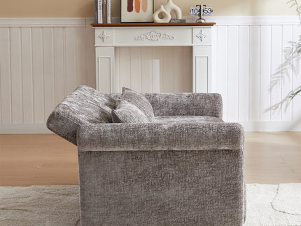 Loveseat Sofa Bed, Pull - Out Couch Sleeper & 2 Pillows