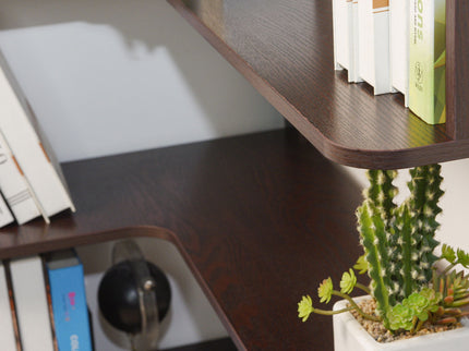 L-Shaped Corner Bookshelf