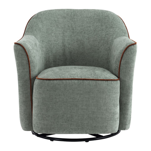360° Swivel Accent Chair With Flared Arms