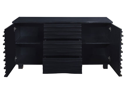 Monette - 3 Drawer Server Sideboard - Black