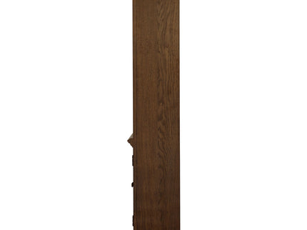 Stigham - Bookcase With 2 Door Cabinet, Adjustable Shelves, Cable Management - Oak