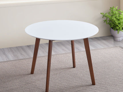 Dining Table - Brown / White
