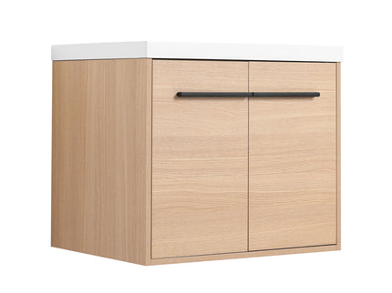 Bathroom Vanity Set With Resin Countertop Sink, 2 Doors