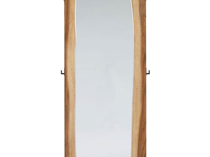 Beverly - Floor Mirror With Live Edge Design - Walnut