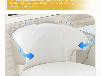 Adjustable Swivel Bar Chair With Ergonomic High Back Design