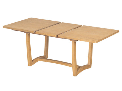Rectangular Extendable Dining Table Set With 6 Upholstered Chairs