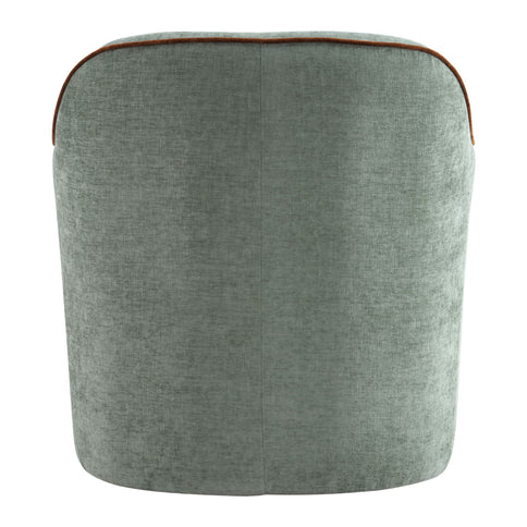360° Swivel Accent Chair With Flared Arms