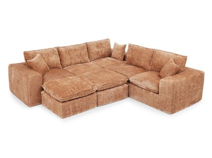 Sectional Sofa With Moveable Ottoman