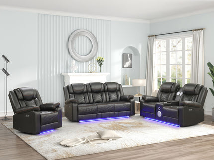 Challenger - LED Power Recliner Set