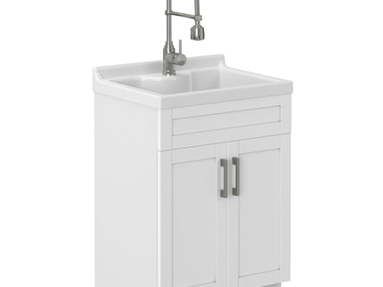 Hennessy - Deluxe Laundry Utility Sink And Cabinet