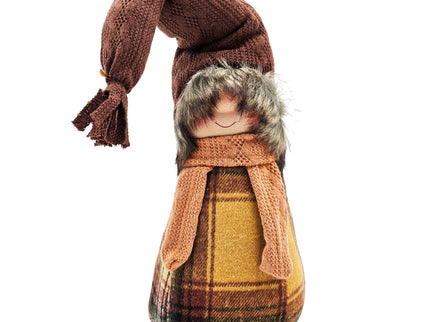 Gnomes Decorations For Fall Thanksgiving Table Decorations (Set of 2) - Brown / Yellow