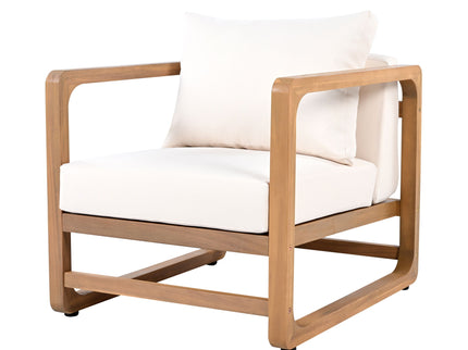 Outdoor Lounge Chair With Oversized Cushion Set For Patio