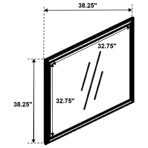 Mckee - 4 Piece Queen Bedroom Set, Includes Bed, Nightstand, Dresser And Mirror - White