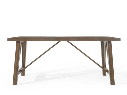 Farmhouse Style Dining Table With Wood Like Top