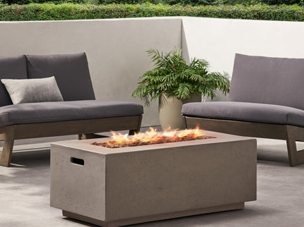 Contemporary Outdoor 40, 000 Btu Propane Fire Pit
