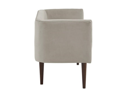 Farrah - Accent Bench With Low Back & Sides - Cream