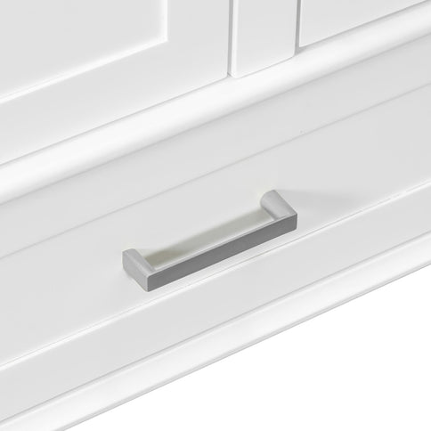 Bathroom Vanity, Modern Bathroom Cabinet With Sink Combo Set, Bathroom Storage Cabinet With A Soft Closing Door And 3 Drawers, Solid Wood Frame