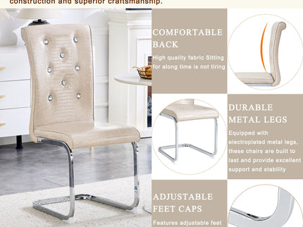 Elegant Design Upholstered Dining Chairs